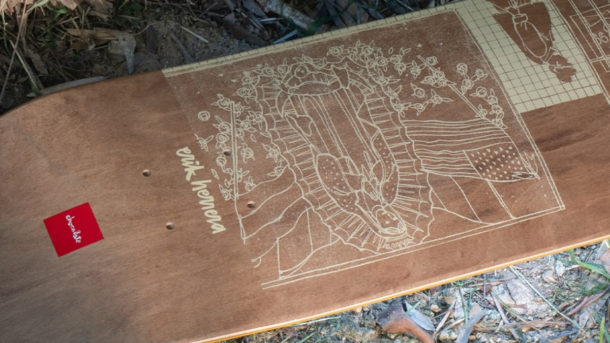 Look: Chocolate Unearths Rare Evan Hecox Sketch for Limited Erik Herrera Graphic