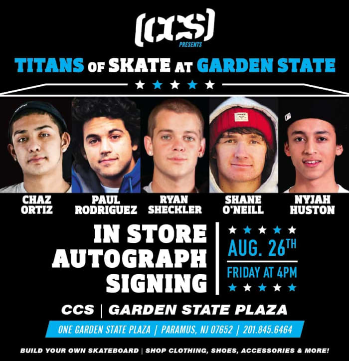 CCS Titans Of Skate Signing TransWorld SKATEboarding Magazine