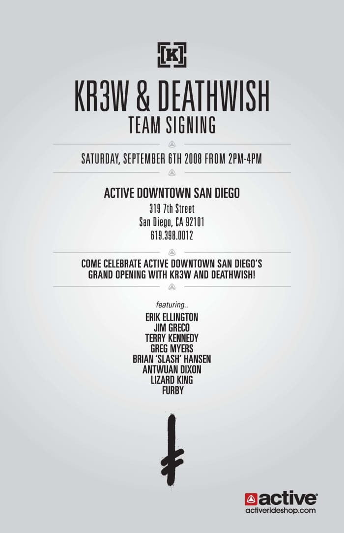 Kr3w And Deathwish Team Signing Transworld Skateboarding Magazine
