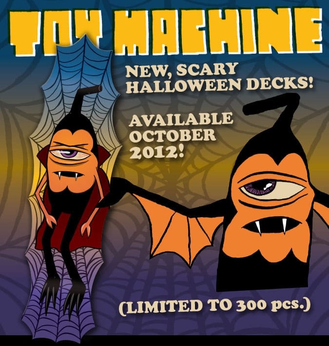 Toy Machine Halloween Deck TransWorld SKATEboarding Magazine