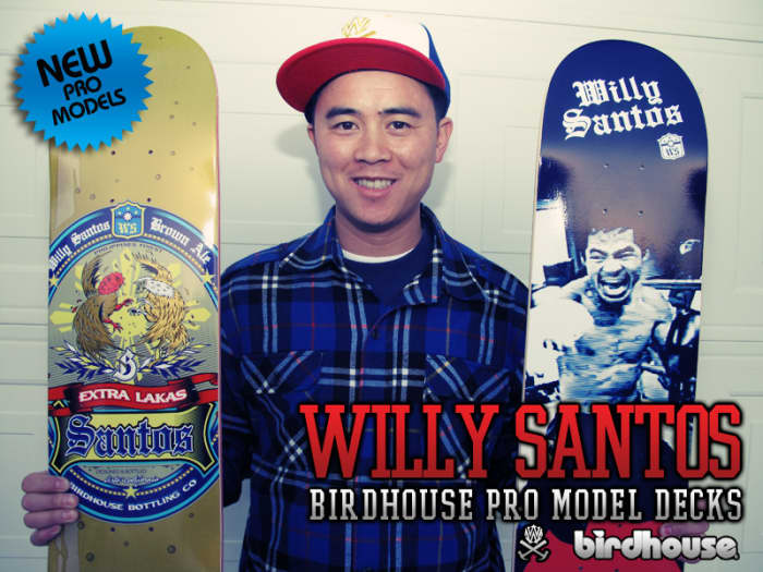 Willy Santos, Birdhouse, pro models TransWorld SKATEboarding Magazine
