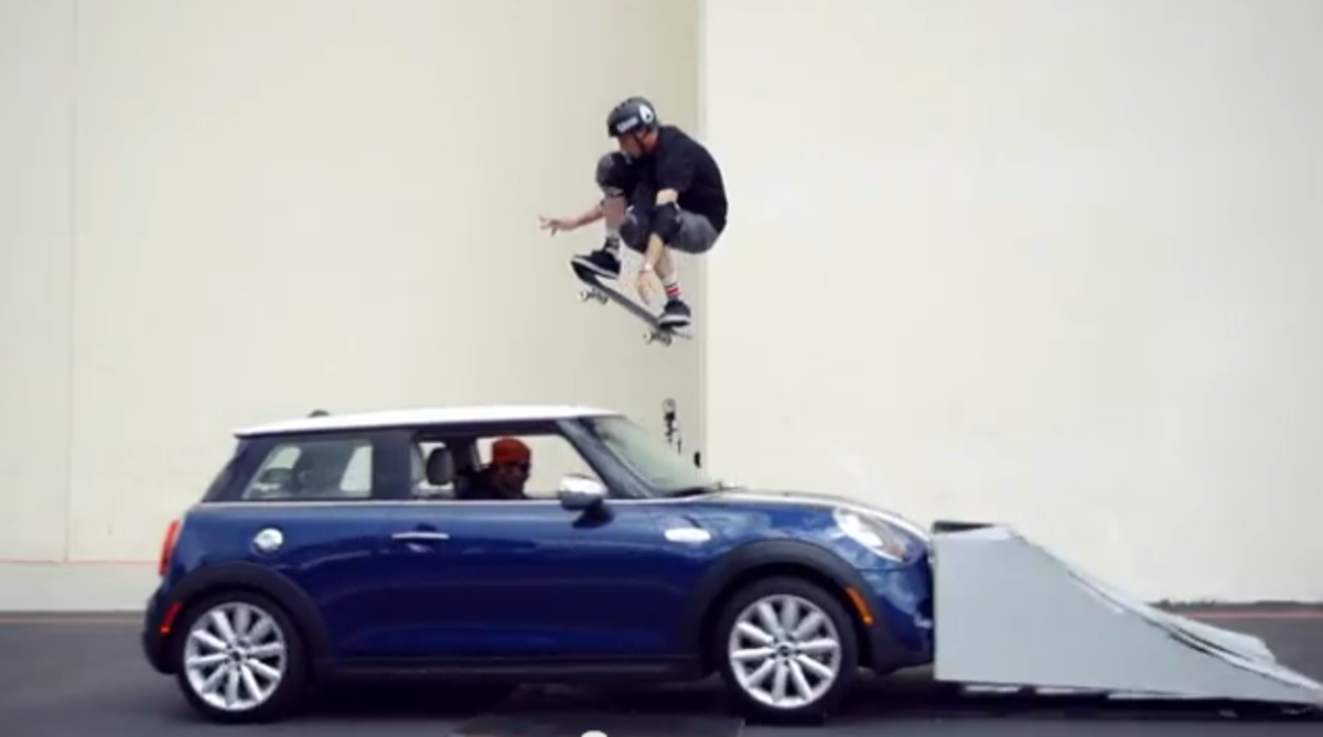 Tony Hawk Ollies Moving Car TransWorld SKATEboarding Magazine