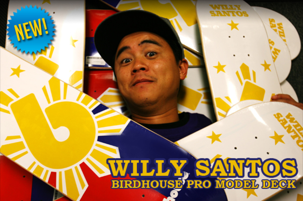 Willy Santos, Birdhouse, deck TransWorld SKATEboarding Magazine