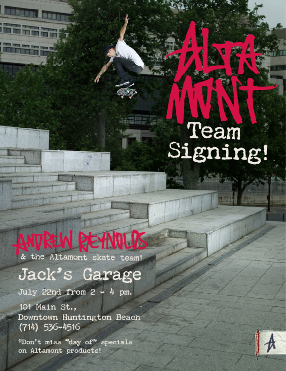 Altamont Team Jack\'s TransWorld SKATEboarding Magazine