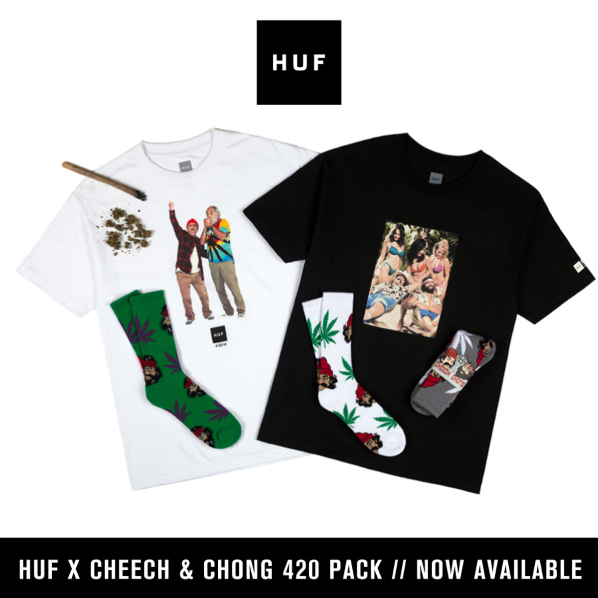HUF x Cheech & Chong x 420 Collaboration TransWorld SKATEboarding