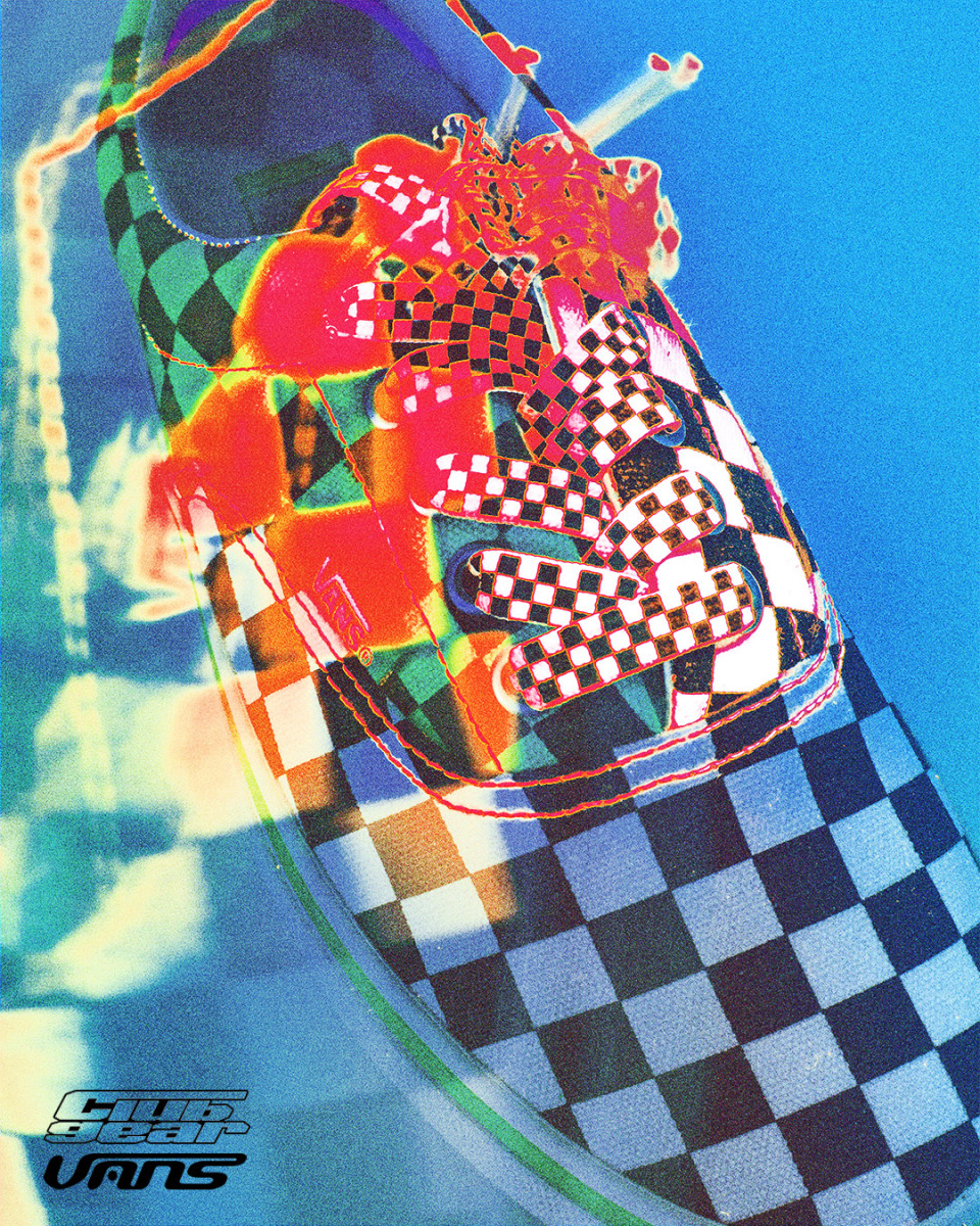 80s shop checkered vans