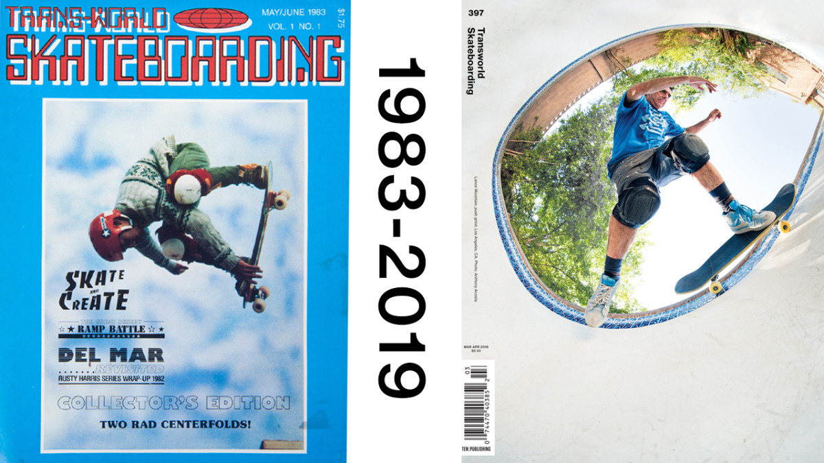 Transworld Skateboarding Covers 19832019 TransWorld SKATEboarding