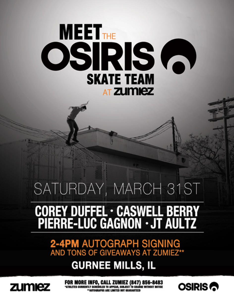 Osiris Zumiez, Illinois TransWorld SKATEboarding Magazine