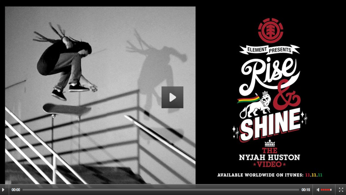 Nyjah Huston Clip 5 Rise & Shine TransWorld SKATEboarding Magazine