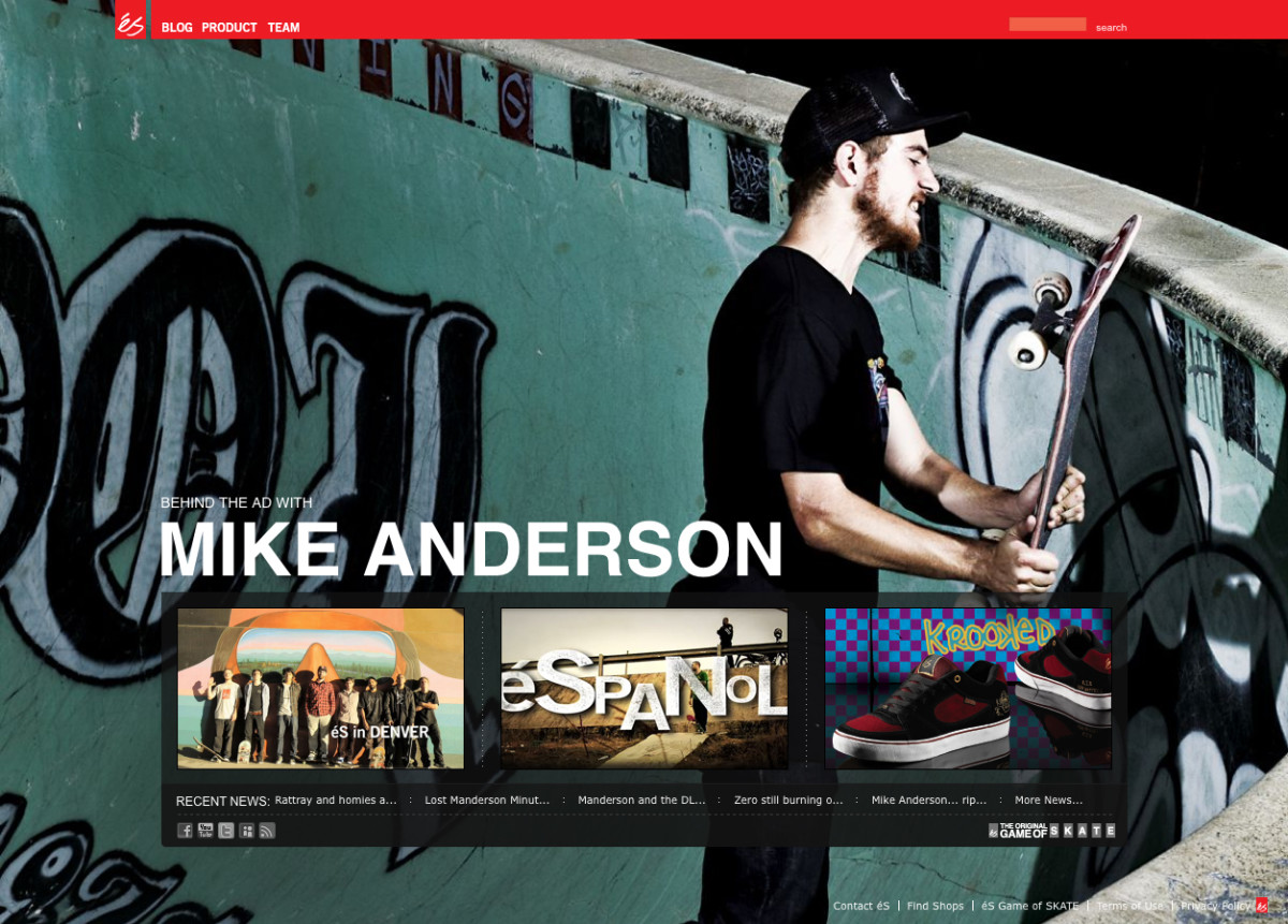 éS Skateboarding Launches New site TransWorld SKATEboarding Magazine