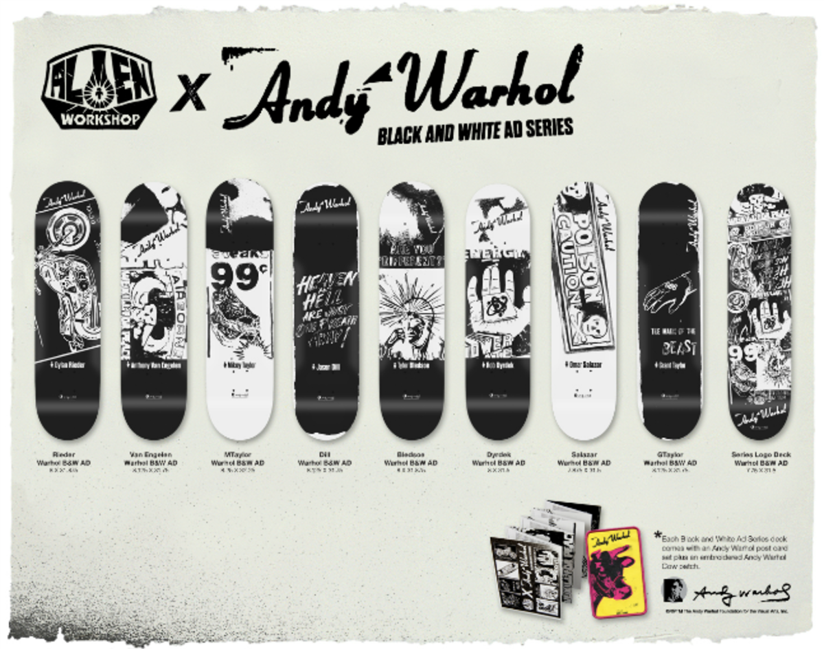 スケートボード ALIENWORKSHOP AndyWarhol DS Alien Workshop x Rob Dyrdek x Andy Warhol Marilyn Monroe