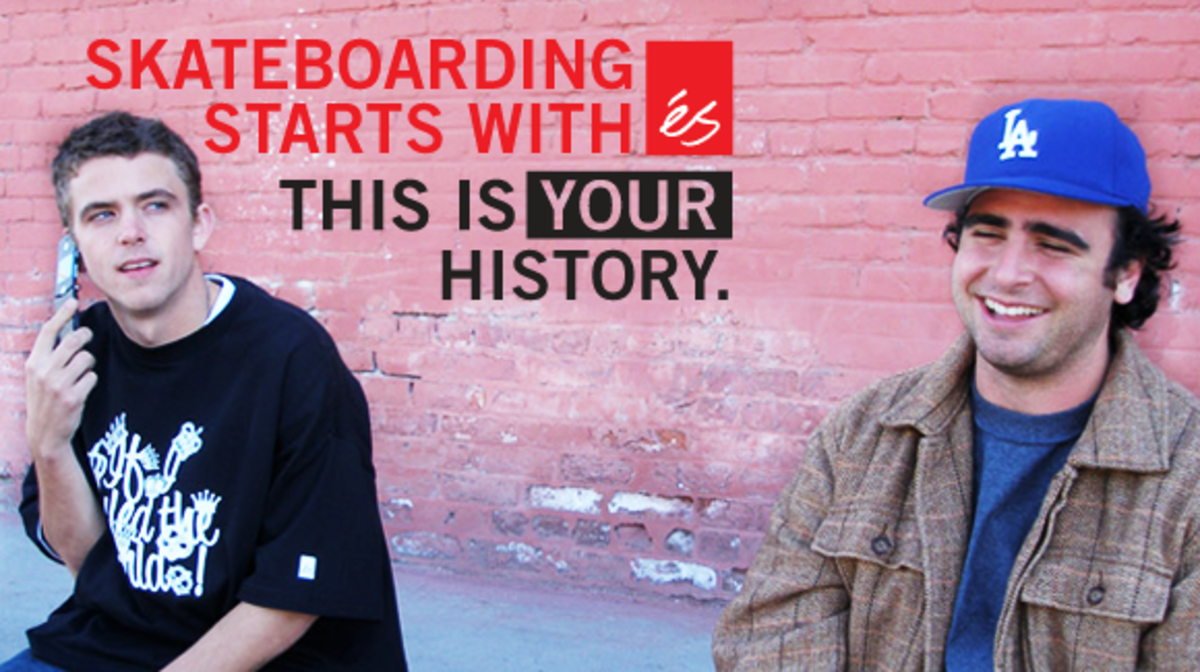 Skateboarding Starts With éS 2004 Timeline Skateboarding Magazine