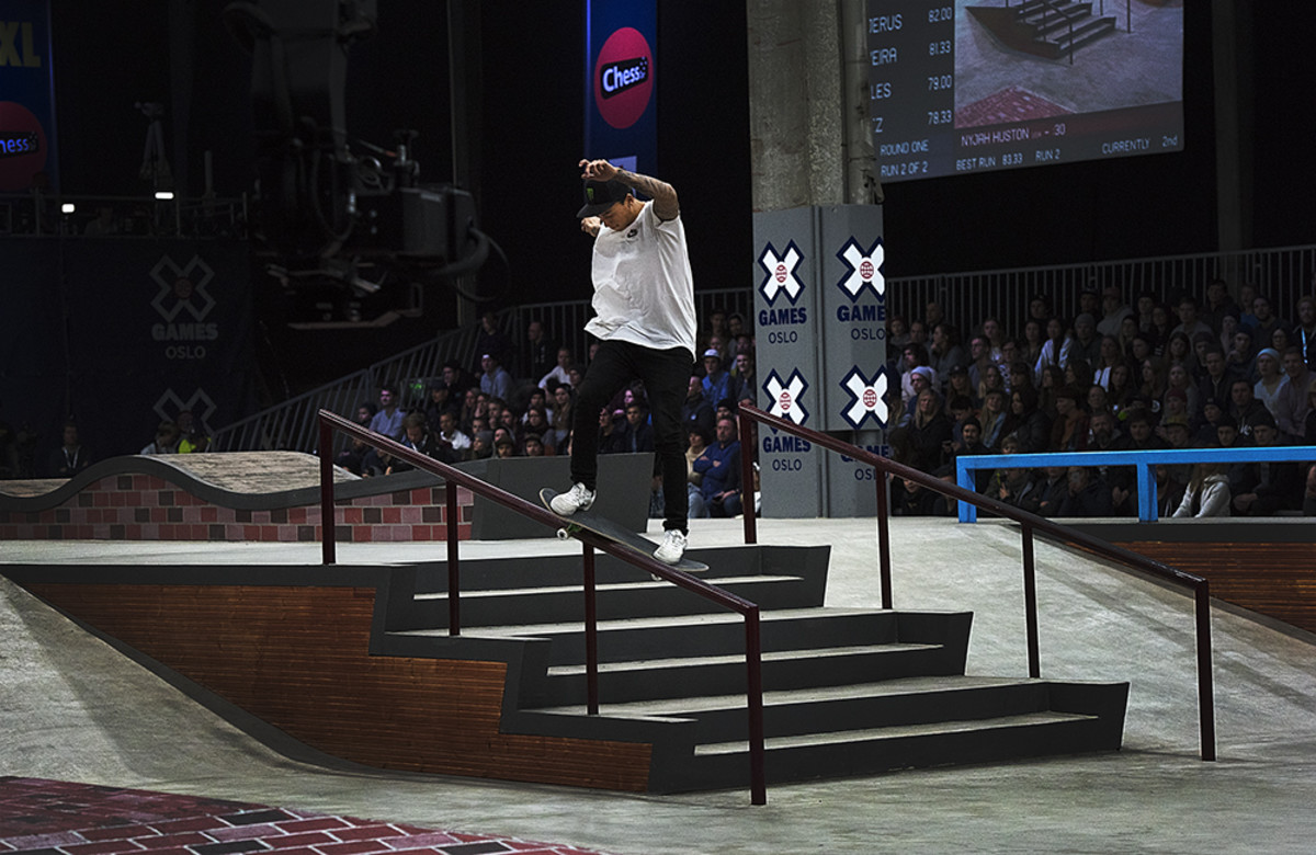 Nyjah Huston Wins Skateboard Street Gold at X Games Oslo 2016