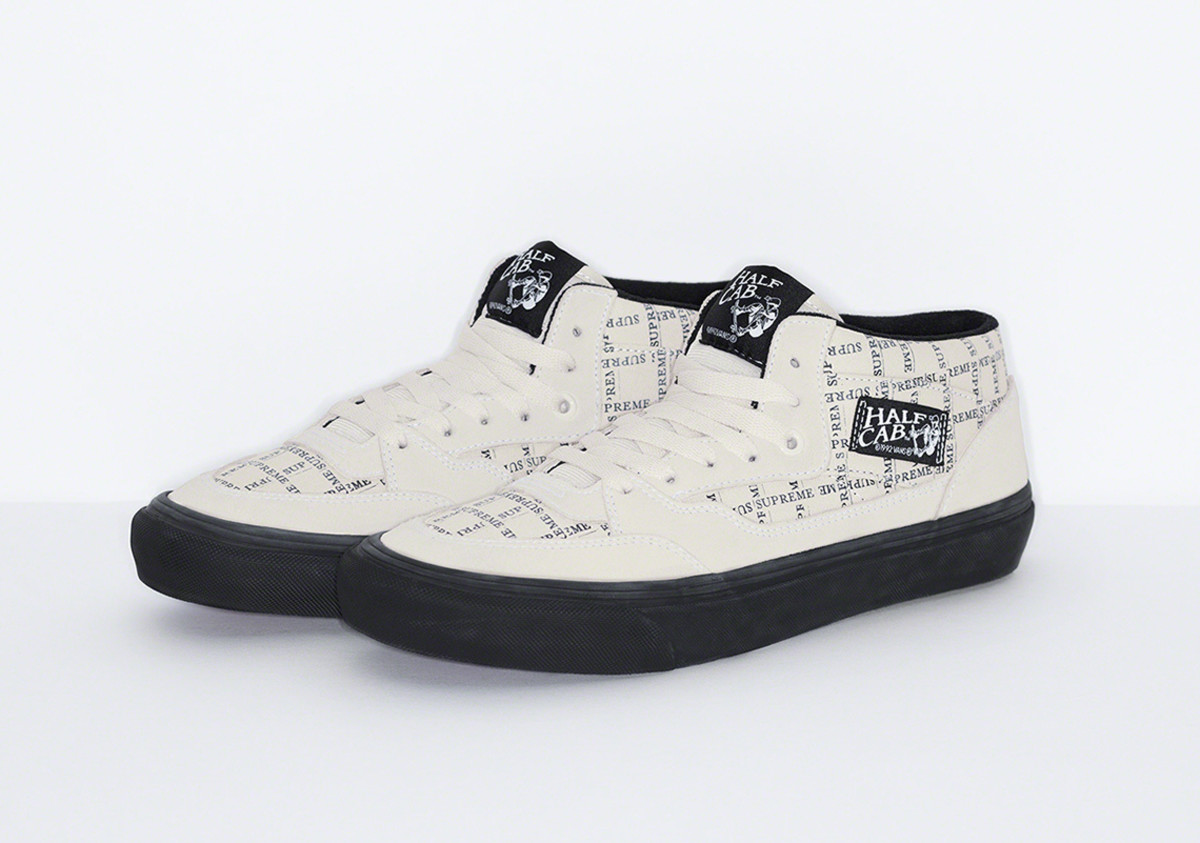 Vans Supreme X Old Skool Pro 'logo Pattern - White' for Men