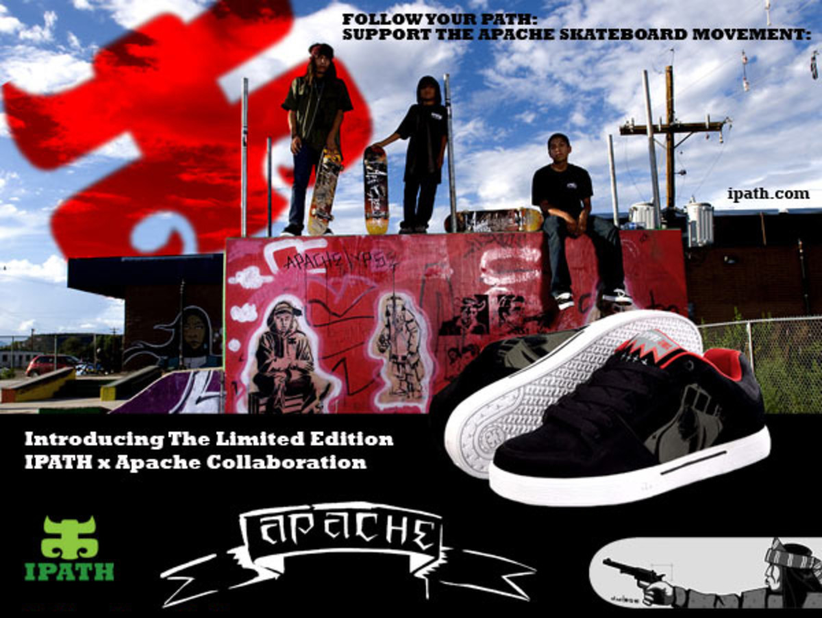 IPATH X Apache Skateboards Collaboration TransWorld SKATEboarding