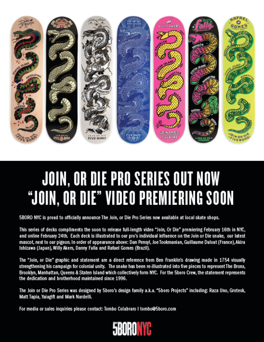 5BORO Join, Or Die Pro Series - TransWorld SKATEboarding Magazine