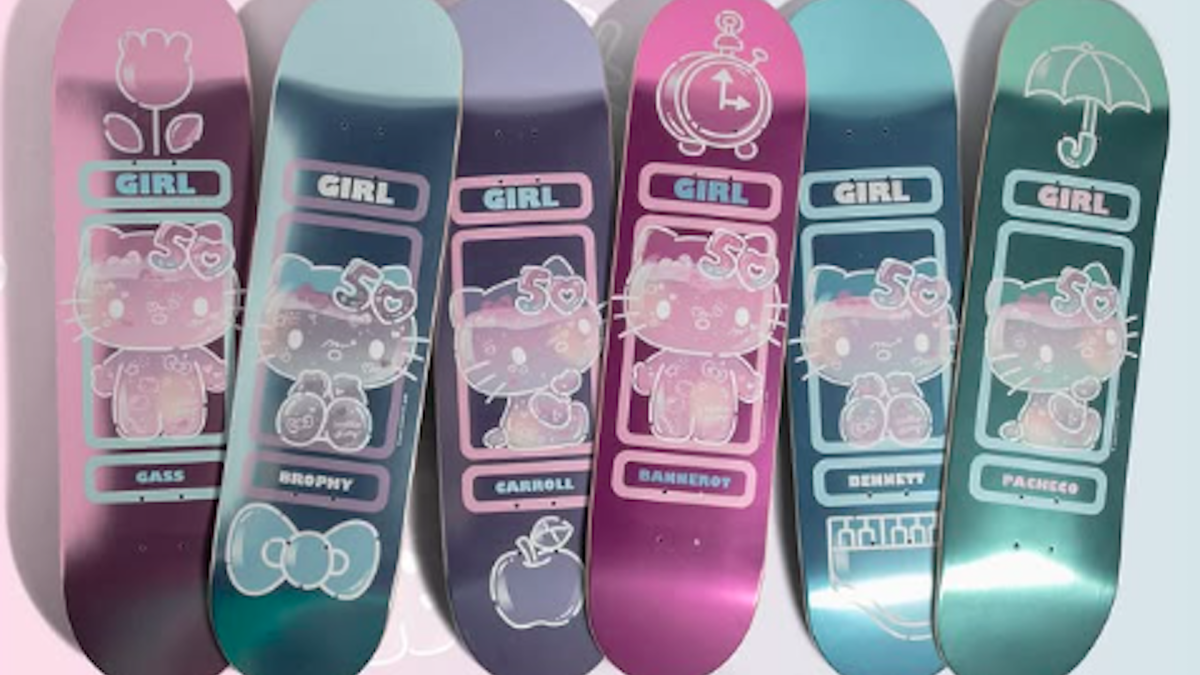 Girl Skateboards Drops Limited-Edition 'Hello Kitty' 50th