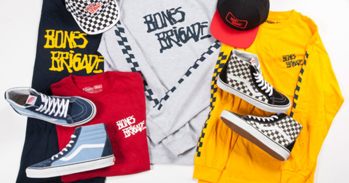 VANS✕BONES BRIGADE RARE🔥 VANS Bones Brigade SK8-HI Men's Shoes Checkerboard Sz