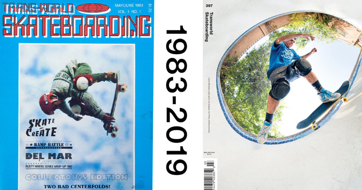 Transworld Skateboarding Covers 1983-2019 - Skateboarding