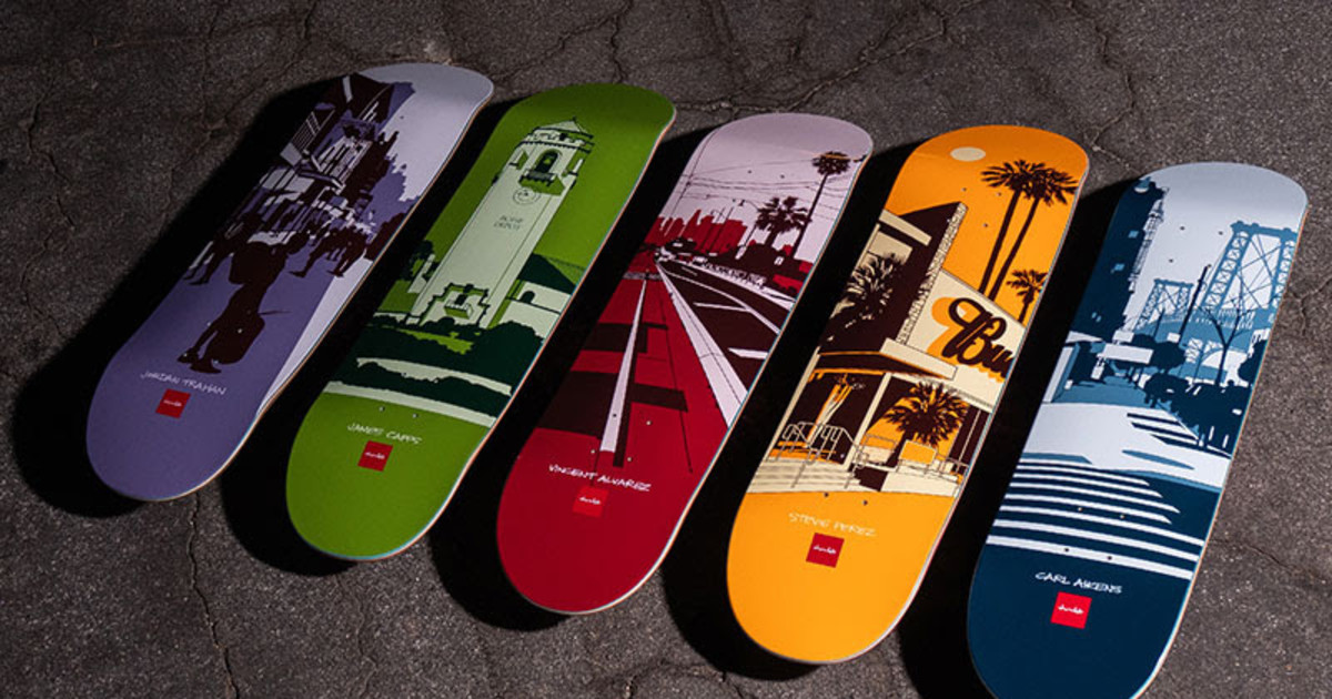 Chocolate skateboards20thポスターEvan Hecox chocolate-city-series.jpg