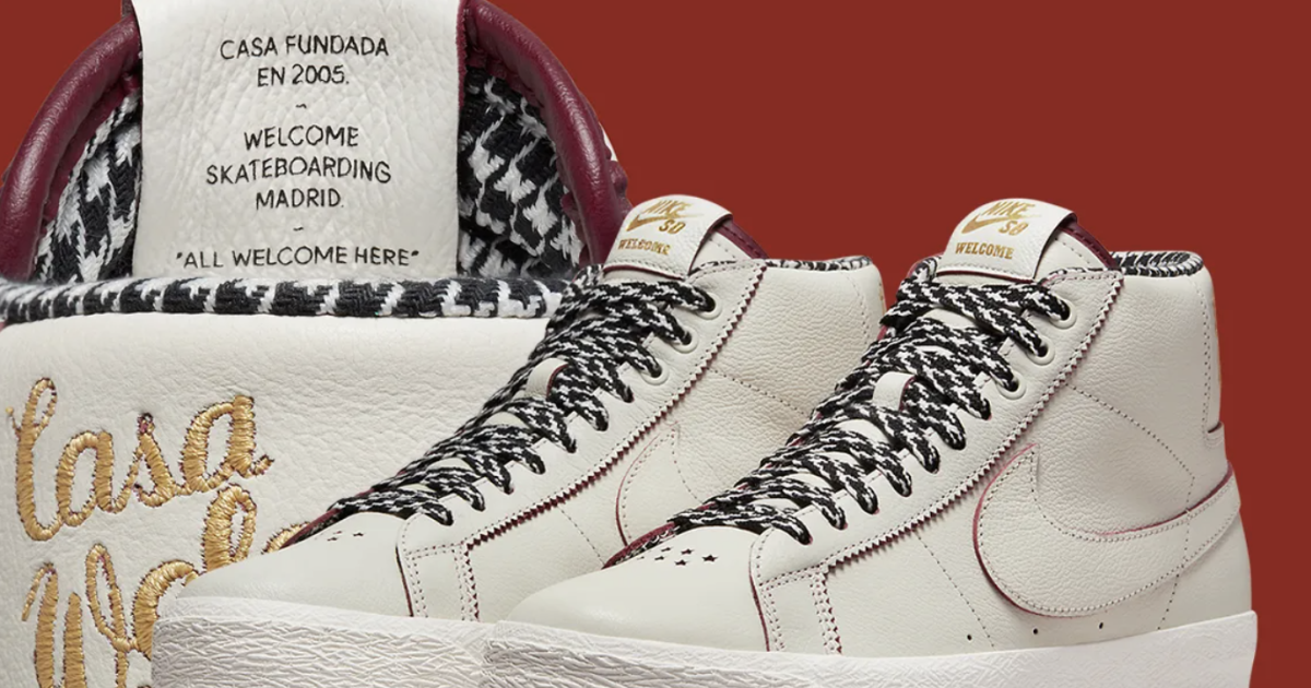 Welcome Skateboarding Madrid X Nike SB Blazer Mid Collab