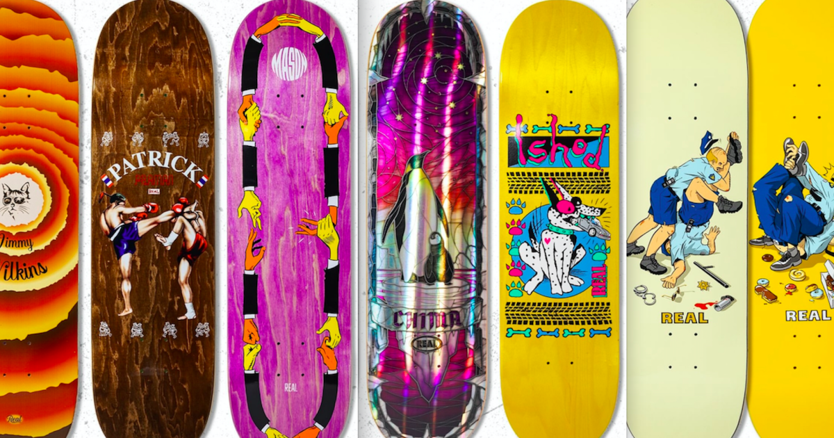 Haroshi × real skateboard 新品未使用 real-huf-x-haroshi-skateboard-