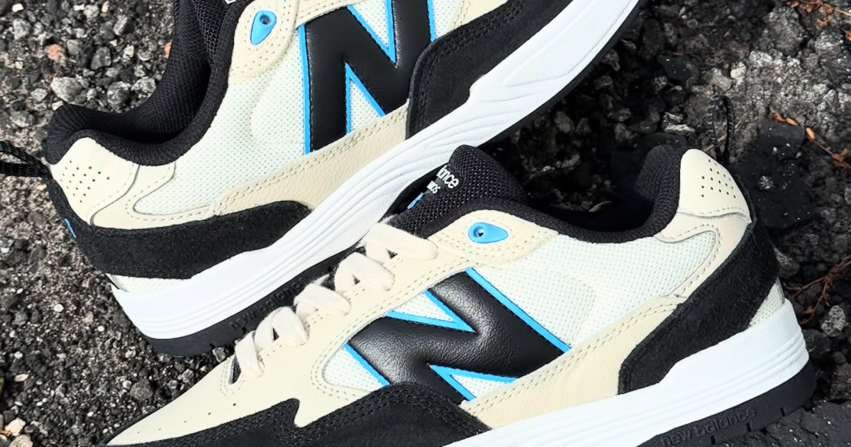 スニーカー New Balance Numeric 808 Tiago Lemos White Aqua Gum New Balance Numeric 808 Tiago Lemos - White / Aqua
