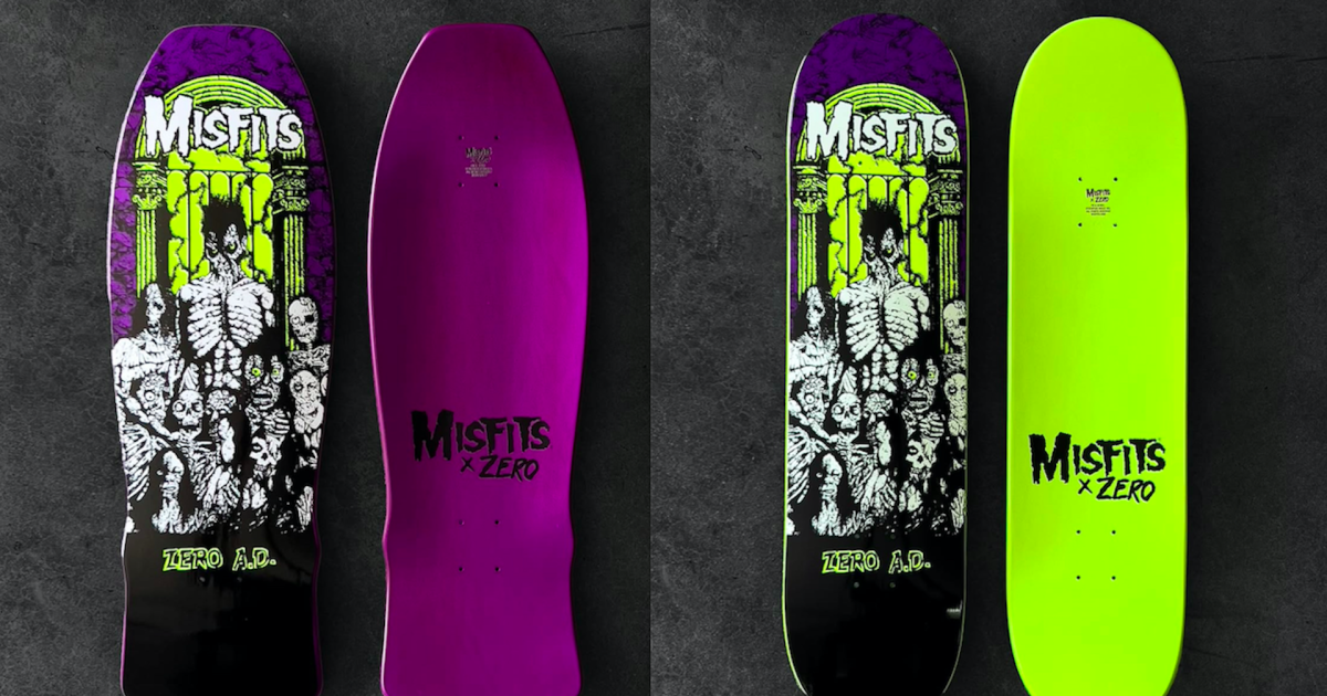 100個限定MISFITS×ZERO蓄光棺桶型スケートボード！ ZERO X MISFITS FIEND COFFIN CRUISER DECK