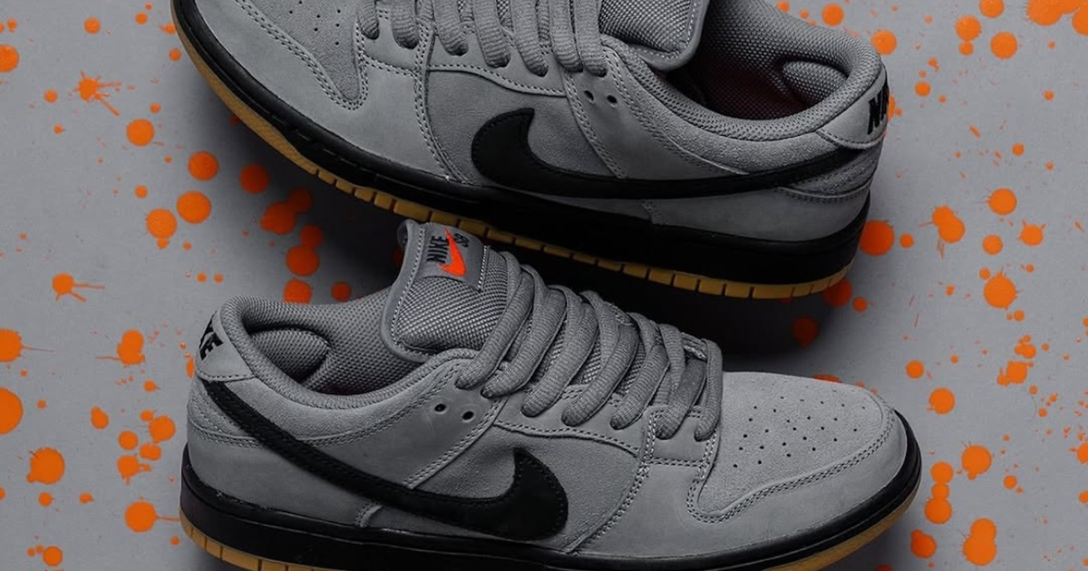 熊*ん様 Nike SB Dunk Low Orange Label \"Grey Nike Dunk Low SB Wolf Grey: In-Hand Review (orange label