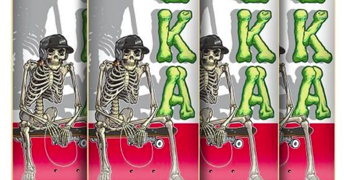 ELEMENT X MUSKA　　CHAD MUSKA LA compleat ELEMENT CHAD MUSKA 'ANIMAL' SKATEBOARD DECK SHORTYS/SKATE