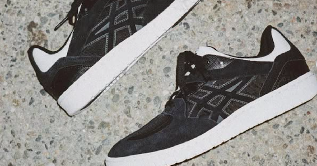 ASICS SKATEBOARDING GEL-SPLYTE スケシュー First Look: Asics Skateboarding's New Black/White 'Gel-Splyte