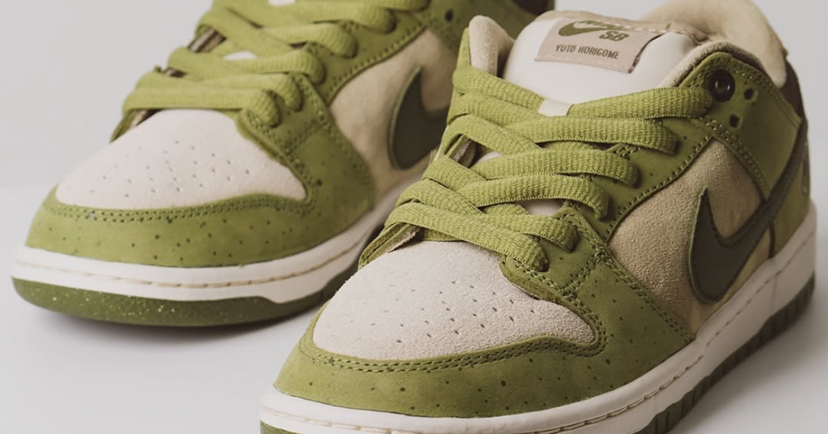 スケートボード Yuto Horigome x Nike SB Matcha 25cm Nike SB 'Matcha' Yuto Horigome Dunks Drop in April—Here's