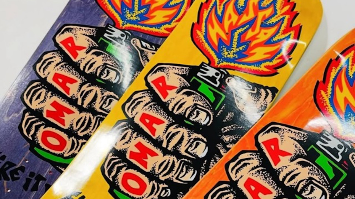 （Bender）BLACK LABEL FIRE IT UP Deck Black Label Drops an Instant Classic with Omar Hassan's Rad