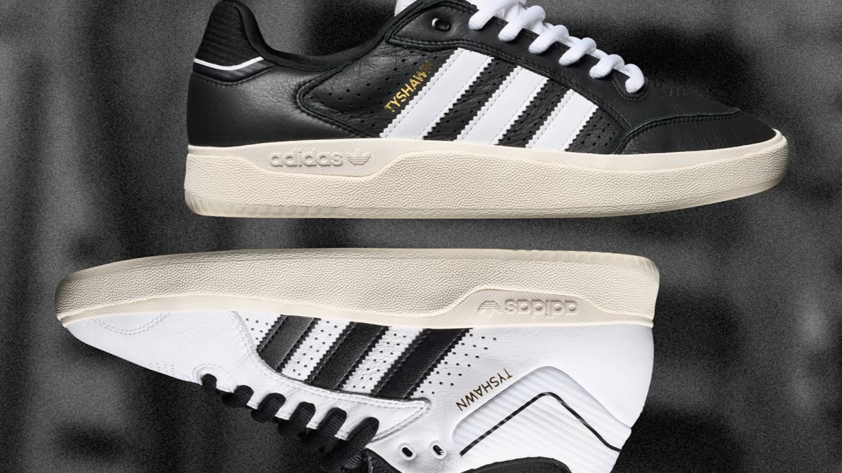 adidas skateboarding tyshawn ADV スケシュー adidas Tyshawn Mid Core Black & Zero Metallic Skate Shoes