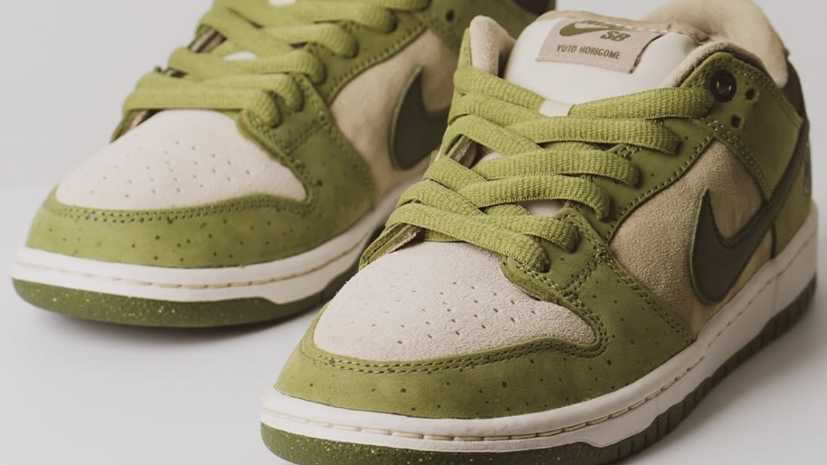 Yuto Horigome × Nike SB Dunk Low\"Matcha\" Nike SB Dunk Low Yuto Horigome Matcha Men's - HF8022-300 - US