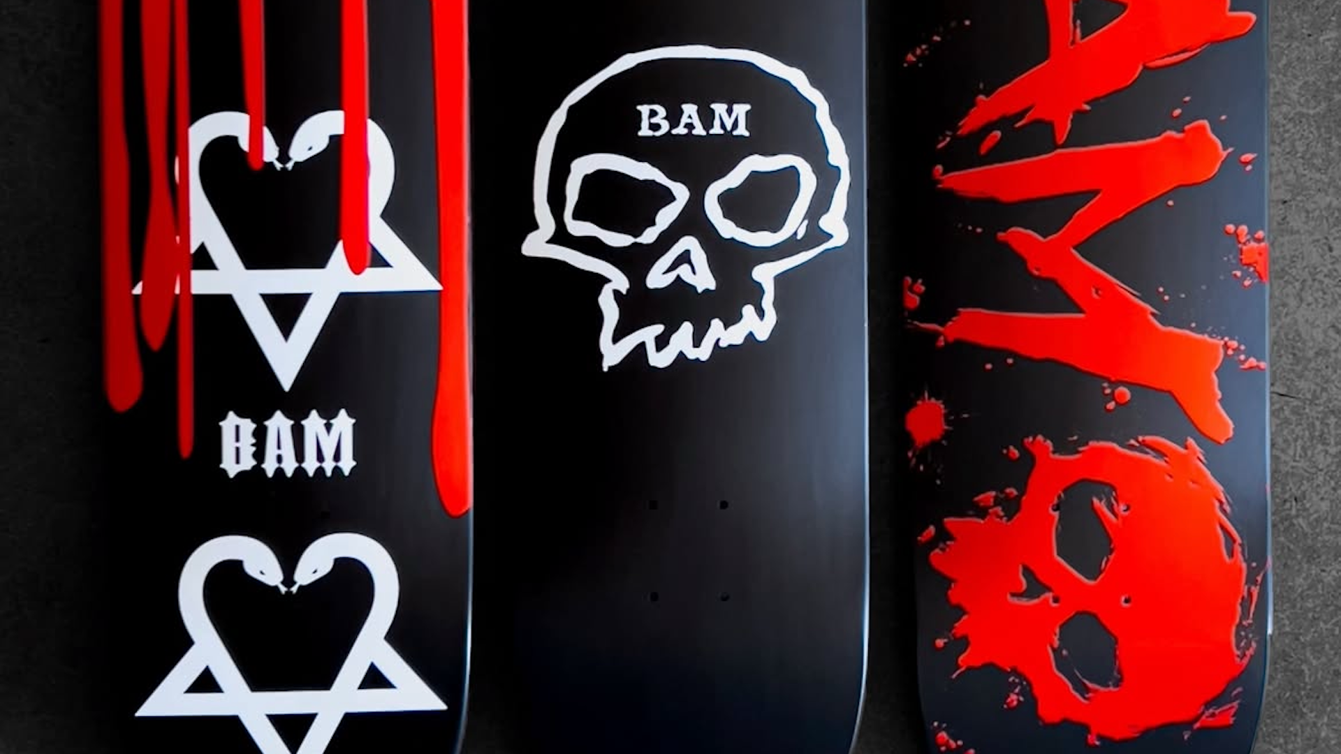 Deck De Skate Zero Bam Margera - Design Crâne Unique, Bois D'érable, Noir, Neuf