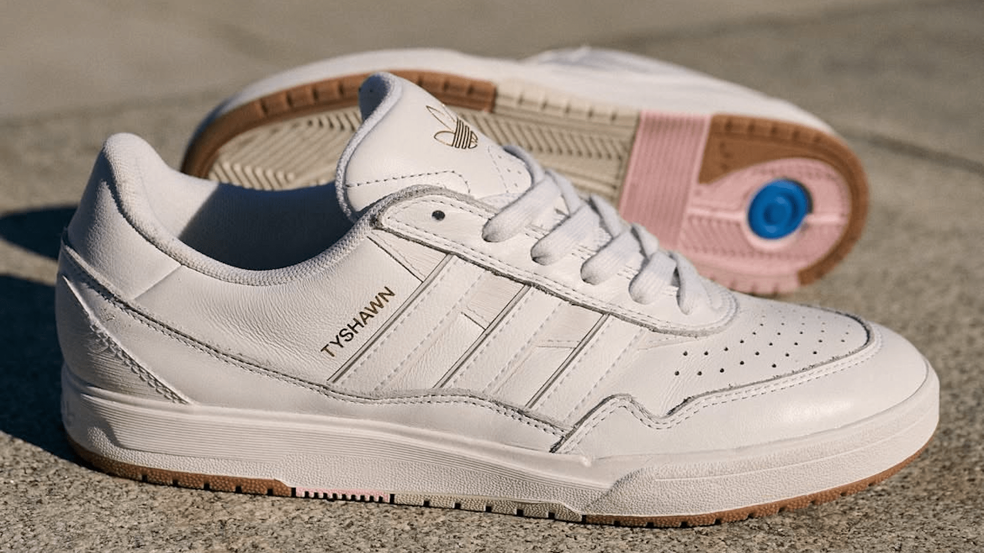 Look: adidas Skateboarding Teases Sleek Triple White Tyshawn ...