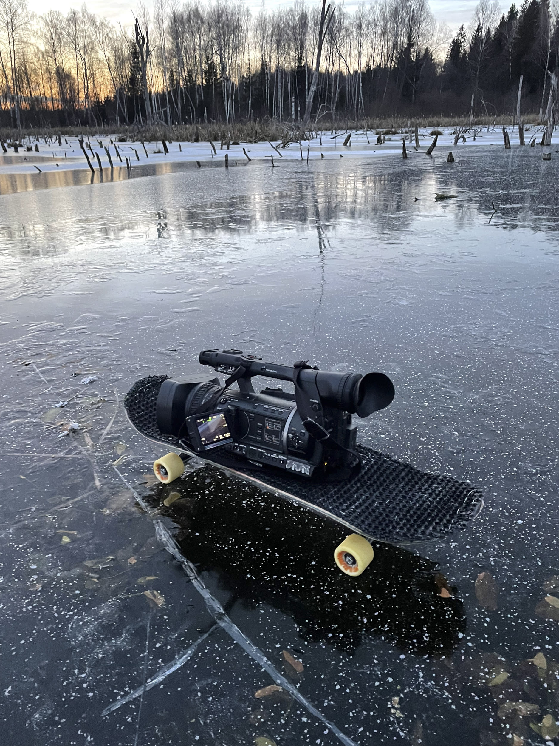 Skating Russia's Frozen Lakes in 'Morok' - Skateboarding