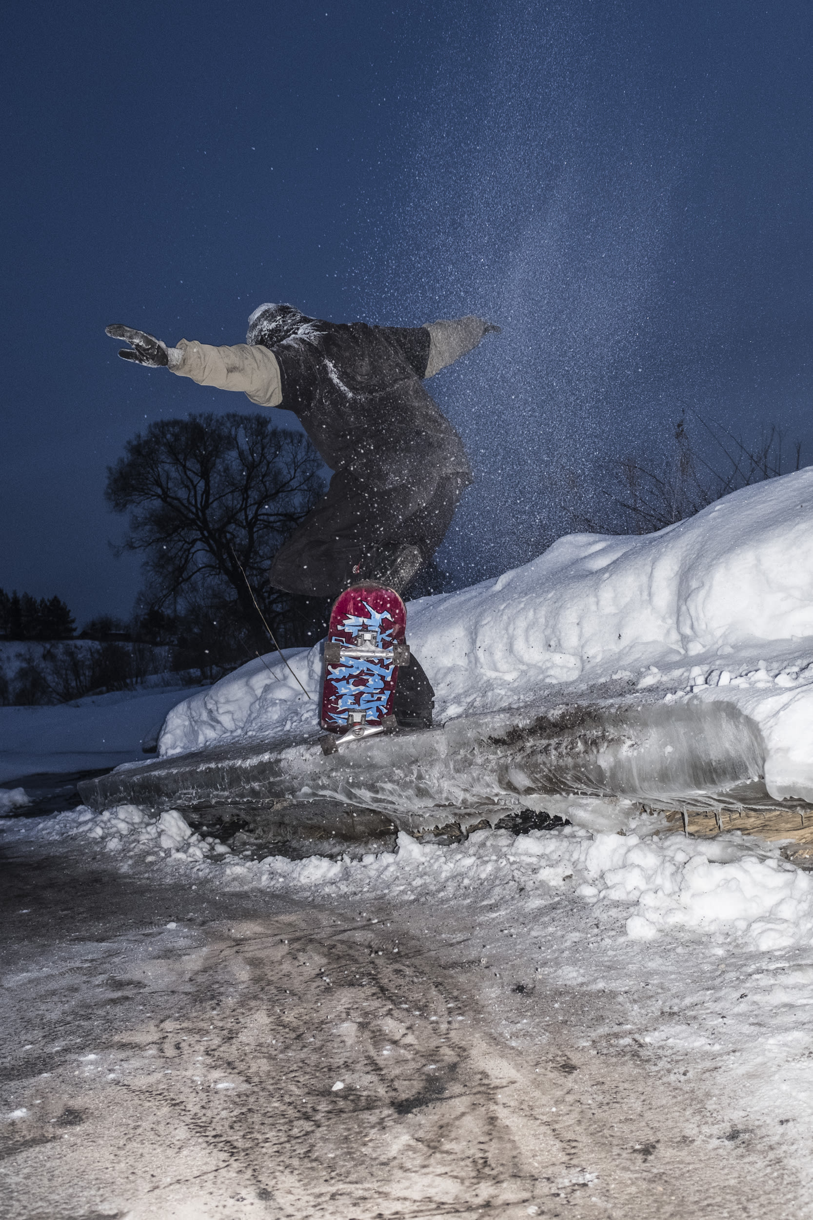 Skating Russia's Frozen Lakes in 'Morok' - Skateboarding