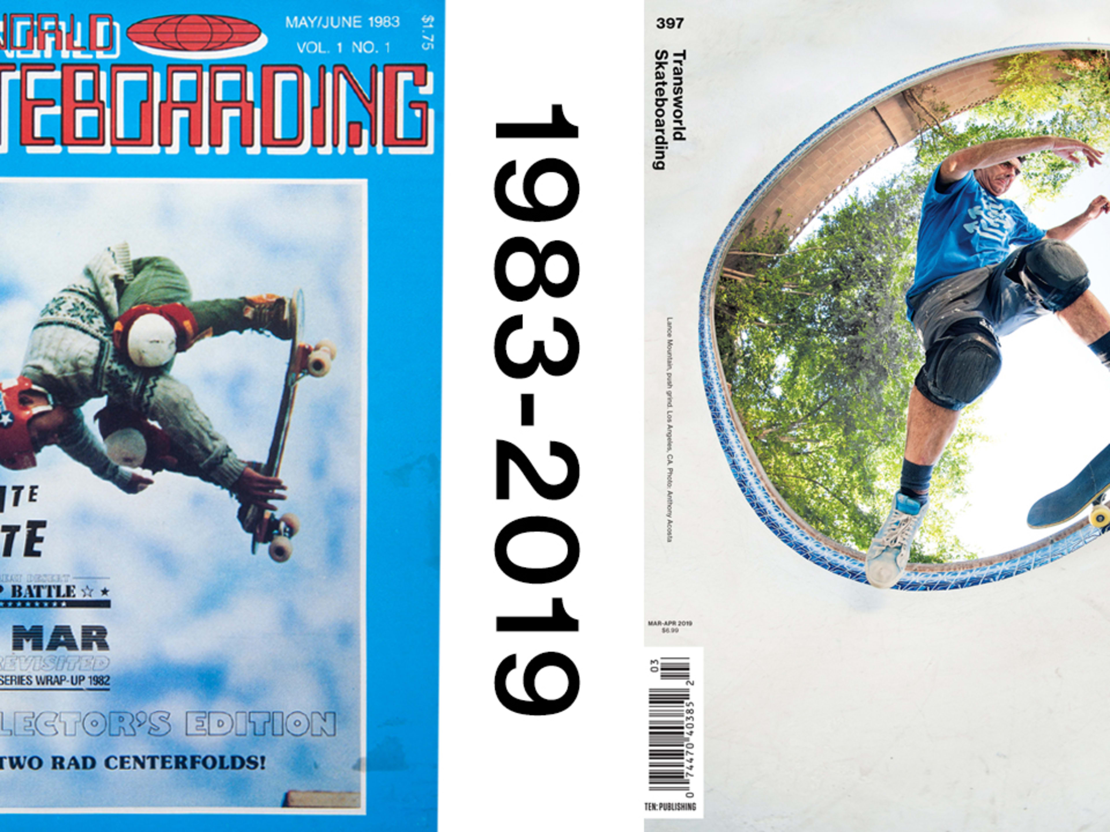 Transworld Skateboarding Covers 1983-2019 - Skateboarding