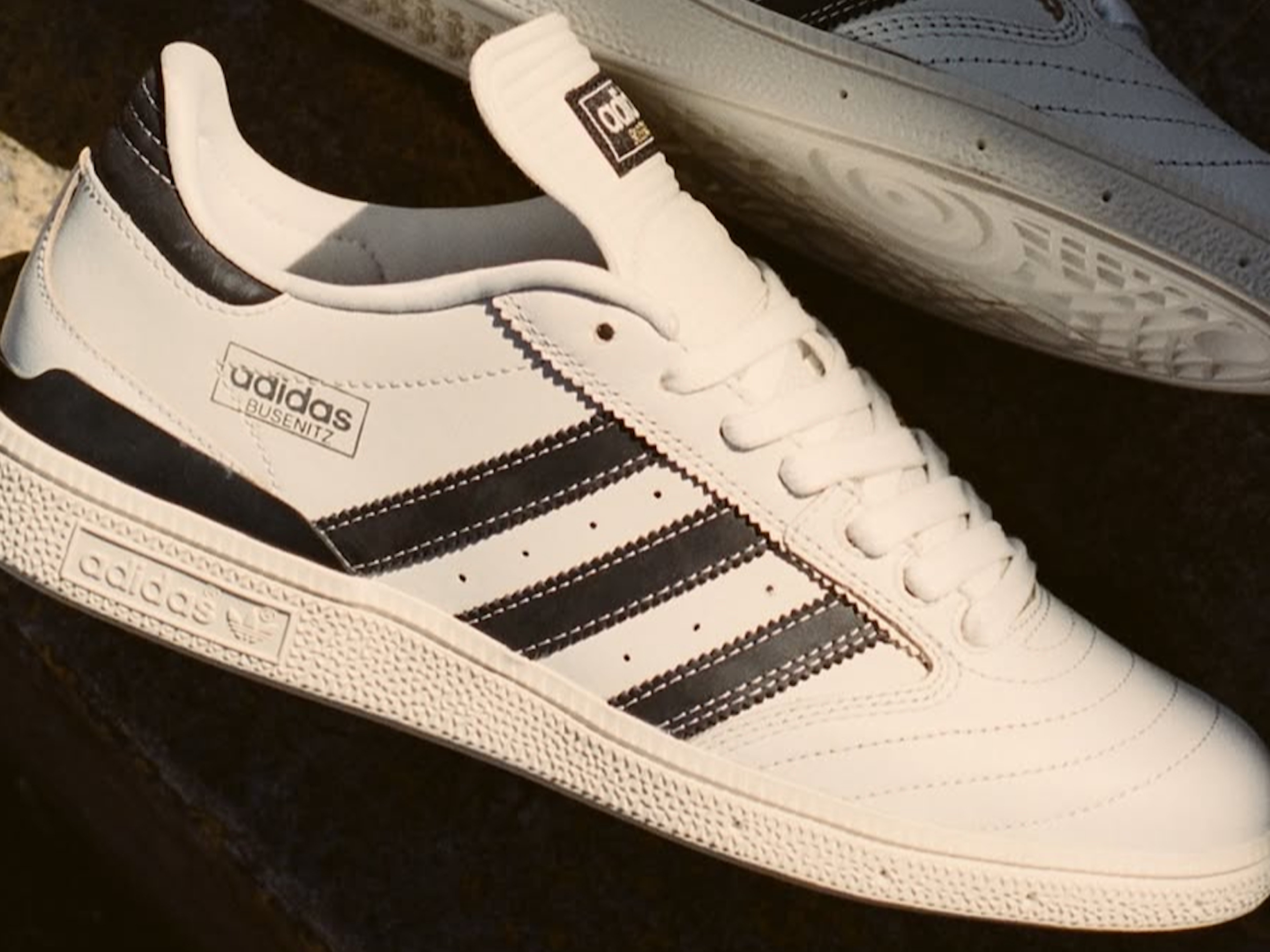 white adidas shoes skate