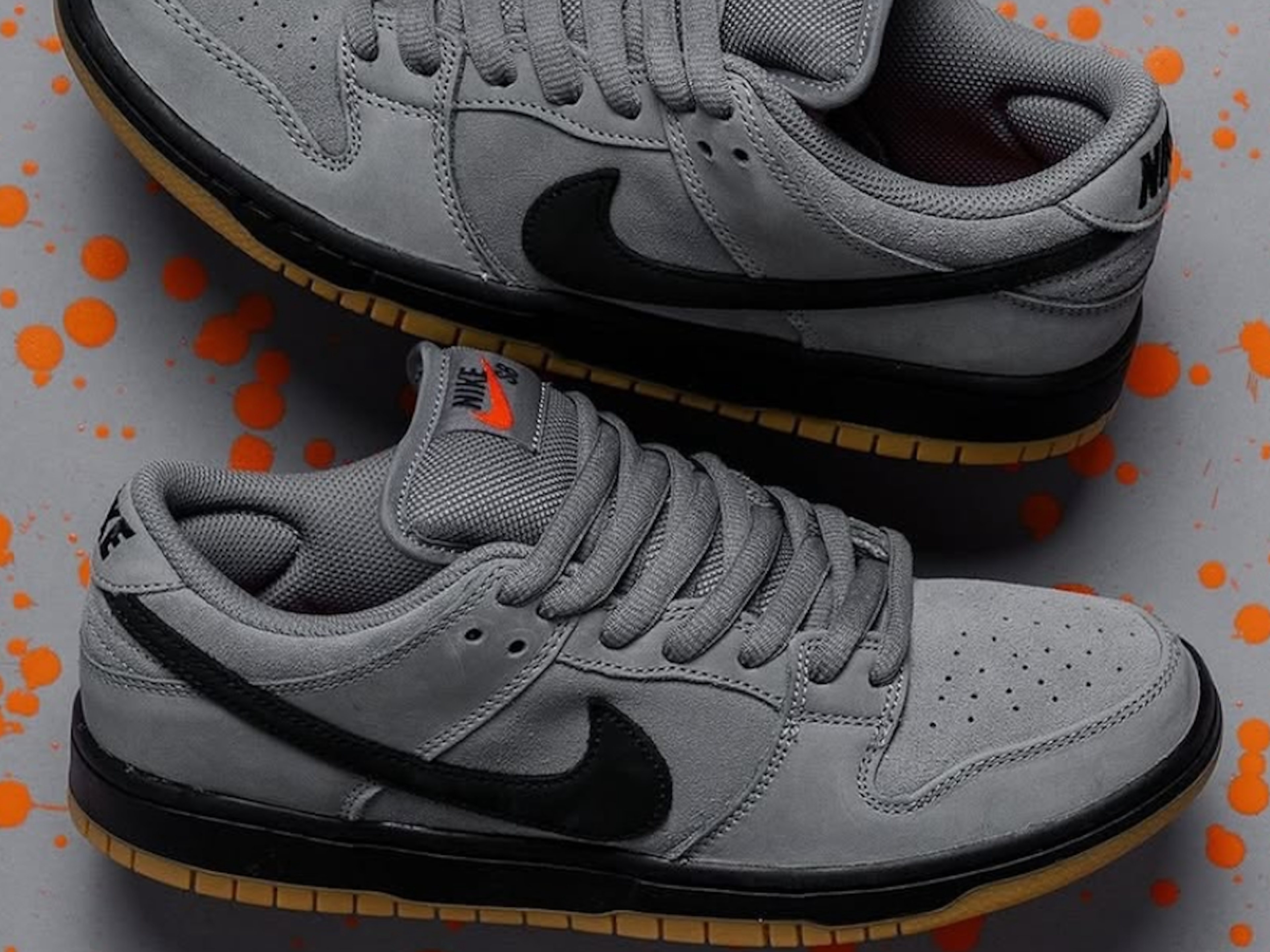 First Look: Nike SB 'Cool Grey' Orange Label Pack Lands in