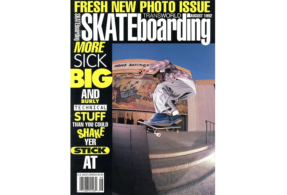 Thrasher magazine 1992 August スケートボード 雑誌 Thrasher Magazine - August 1992