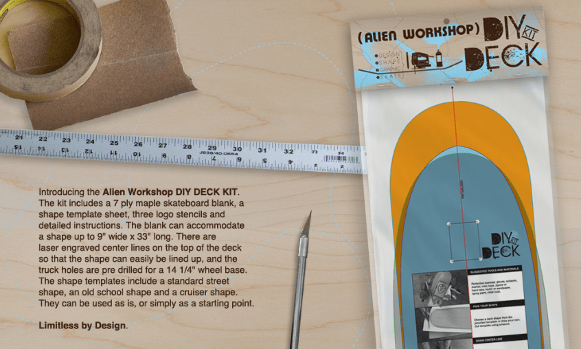 ALIEN WORKSHOP DIY kit Deck未使用品 Vintage Tech Deck Alien Workshop | eBay