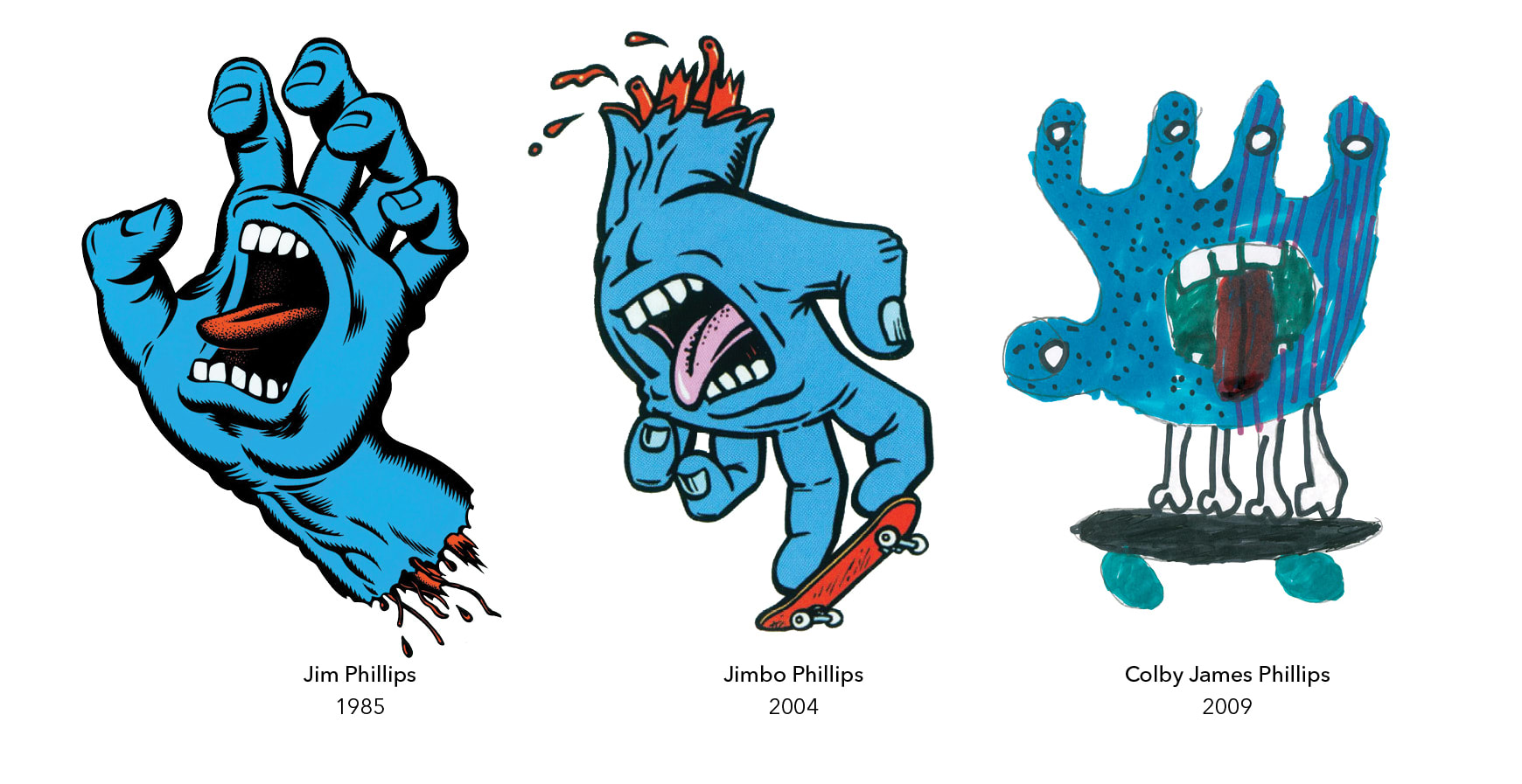 jim phillips screaming hand スクリーミングハンド Rare Tech Deck Santa Cruz Screaming Hand Jim Phillips