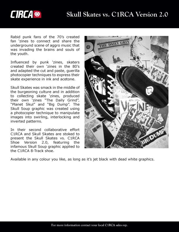 C1RCA, Skull Skates, collabo - Skateboarding