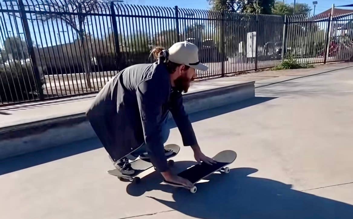 Skateboarding? Handboarding? Both? Either Way This Is Oddly Satisfying