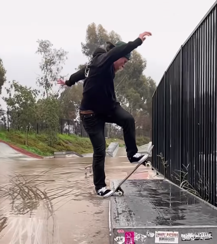 Rainy Day Skateboarding: Would You Brave This Park in Wet Conditions?