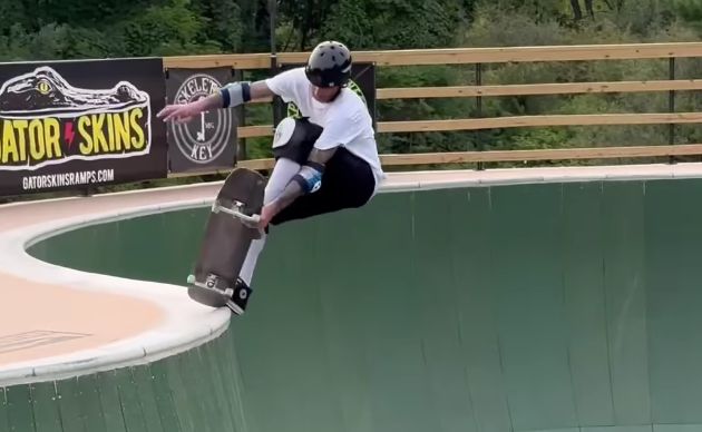 "The Vertical Vampire" Scored A Heavy Session At This Unreal Backyard Gem (Clip)