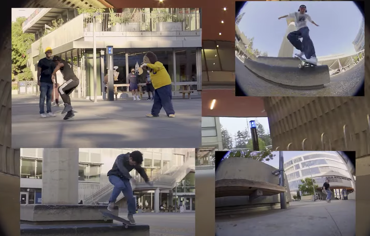 Full skate video filmed on UC Berkeley's campus